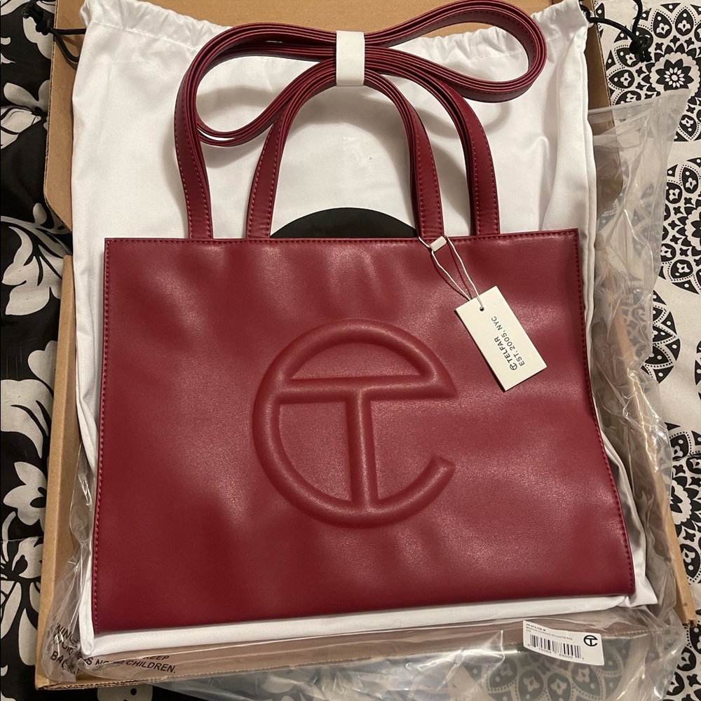 Telfar Medium Oxblood Used